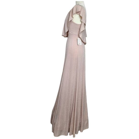 NWT SMYMM Renee Ruffle Blush Pink Special Occasion Maxi Dress XS ★DISCONTINUED★ - Picture 11 of 15